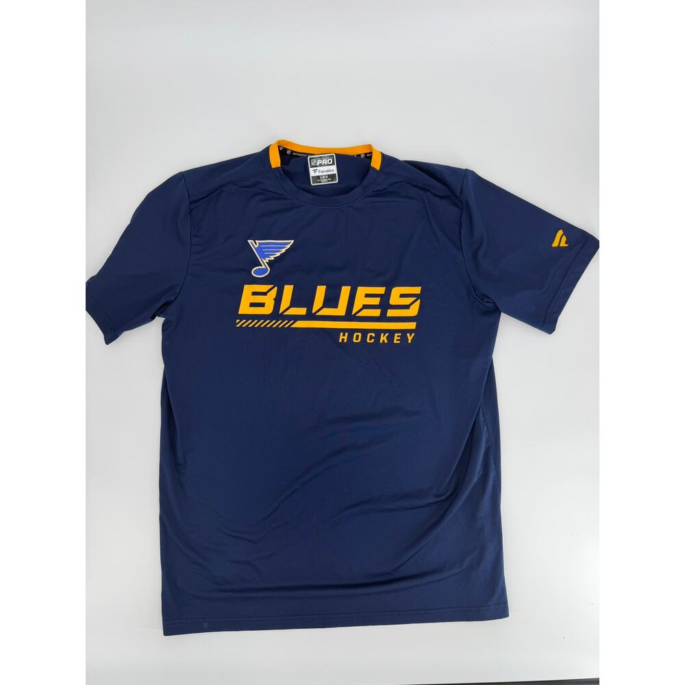 St. Louis Blues Fanatics Authentic Pro T-Shirt -‎ Men's Large